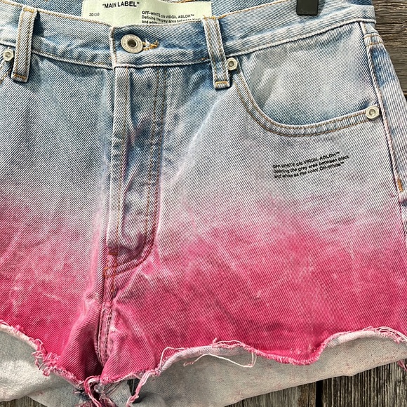 OFF-WHITE Degrade Denim Shorts - Picture 2 of 14
